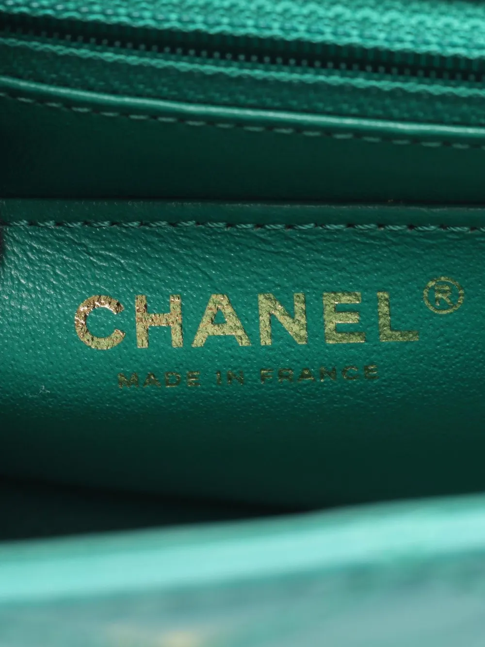 Chanel Pre-owned 2019 2.55 Quilted Shoulder Bag in Green, view 5