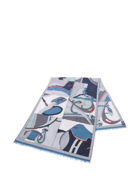 Hermès Pre-Owned 2010s Selle en Desordre shawl