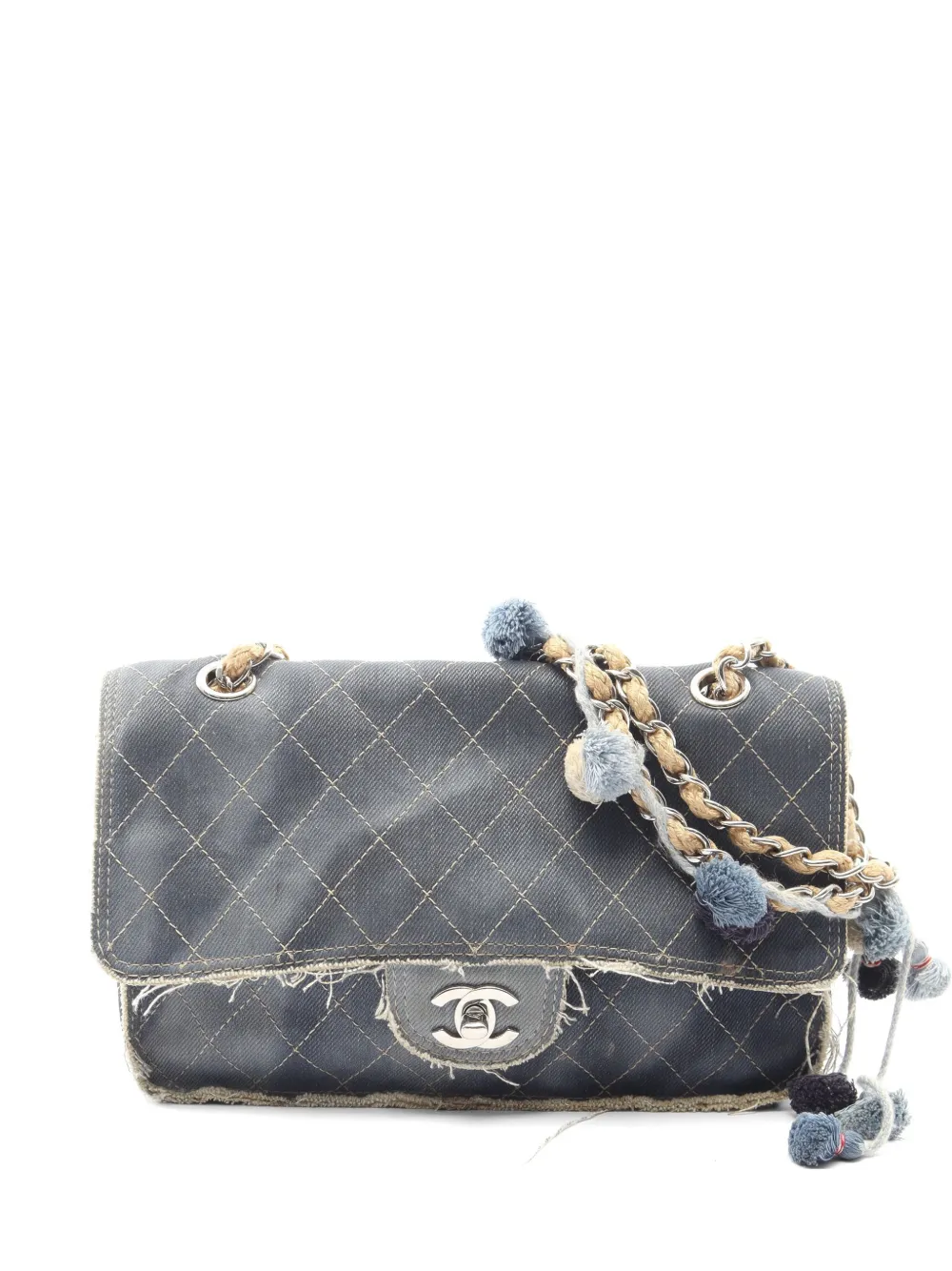 CHANEL Pre-Owned 2014-2015 Paris Dubai shoulder bag - Blu