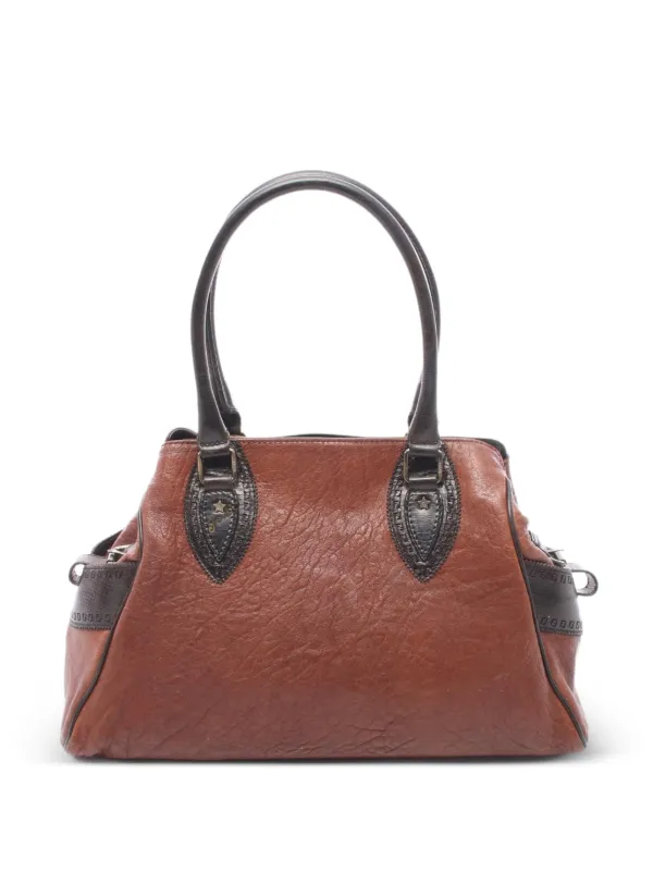 Fendi Pre-owned 2000s Leather Tote Bag in Brown