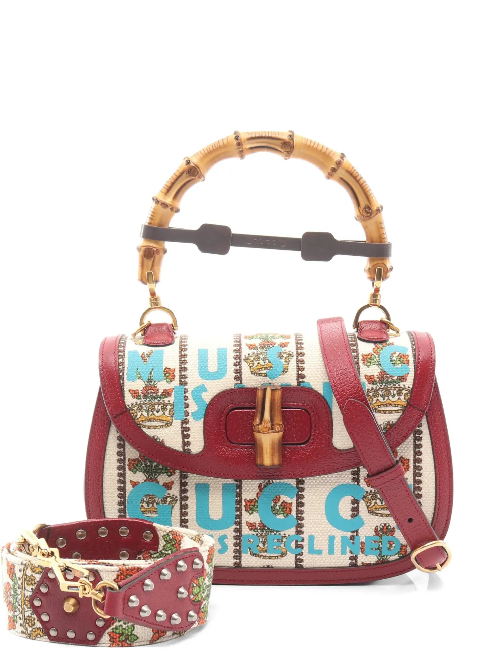 Gucci Pre-Owned 2010s bamboo-top-handle tote bag - Toni neutri