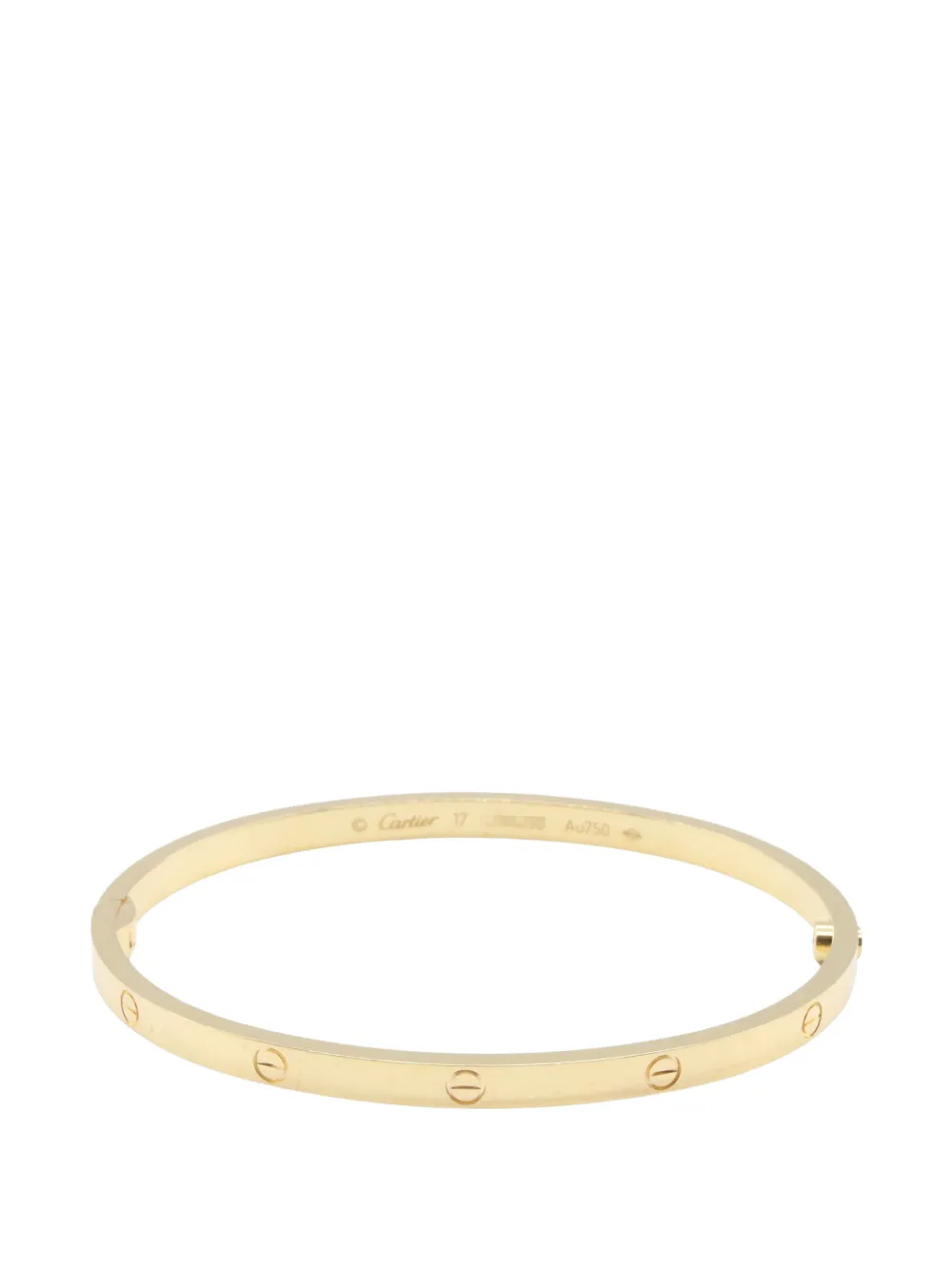 Cartier Bracciale Love Breath SM con logo inciso anni 2010 - Oro