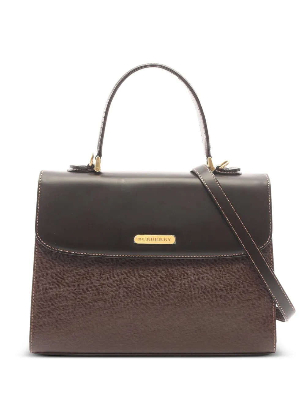 Burberry Pre-Owned 2010s 2-way leather handbag - Brown