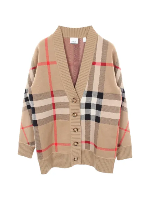 Burberry Pre-Owned Nova check jacquard cardigan