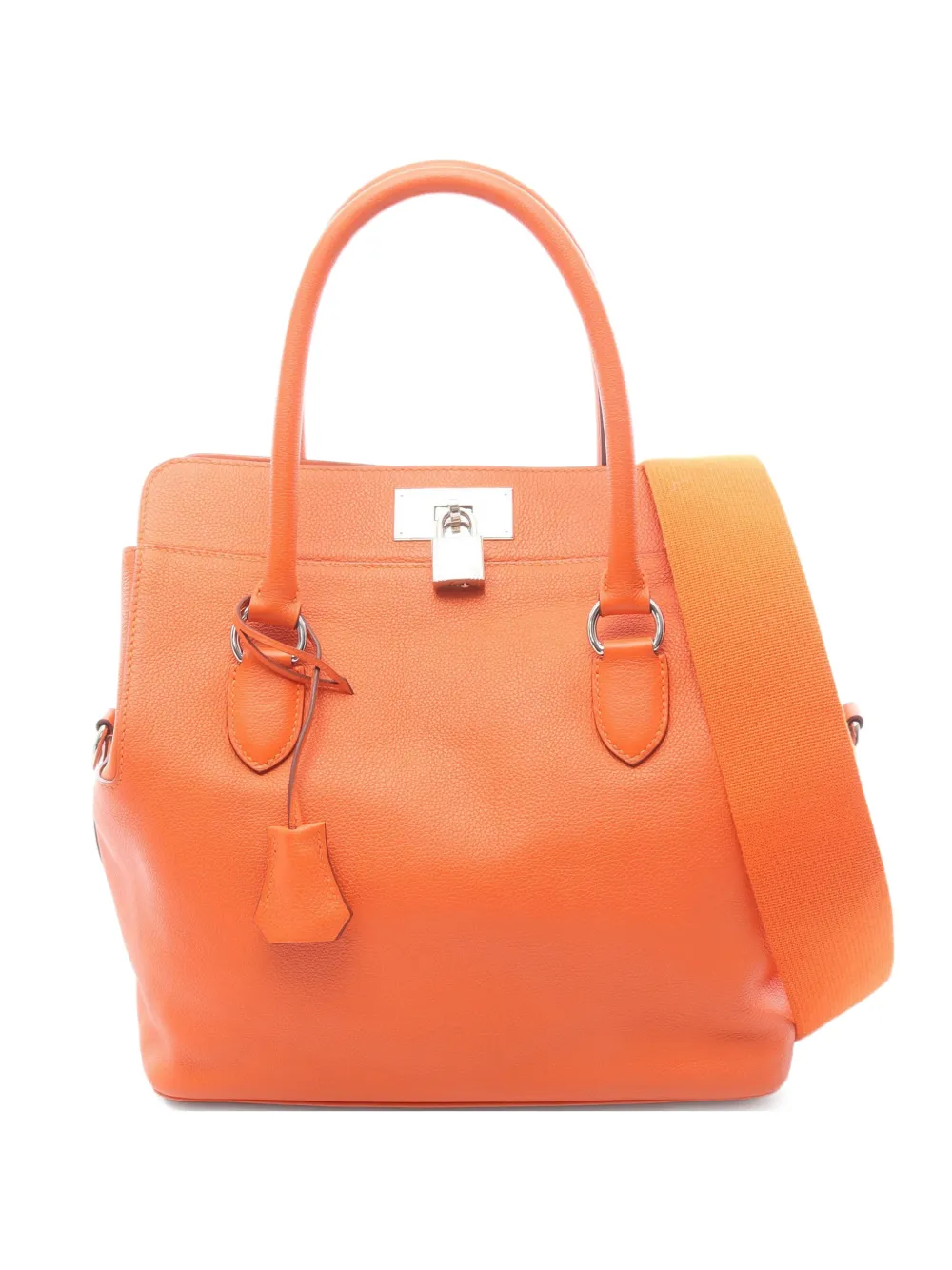 Hermès Pre-Owned 2014 26 Toolbox tote bag - Orange
