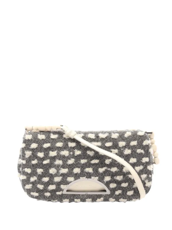 Dior Pre-owned 2000s Maris Pearl Shoulder Bag in White