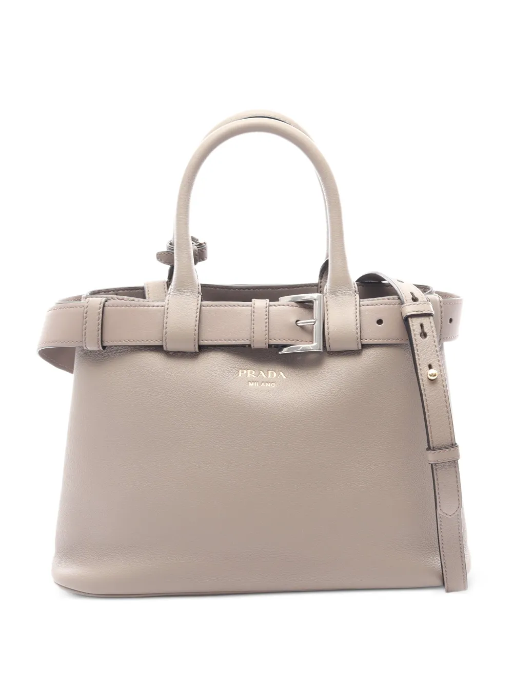 Prada Pre-Owned 2010s medium leather tote bag - Toni neutri