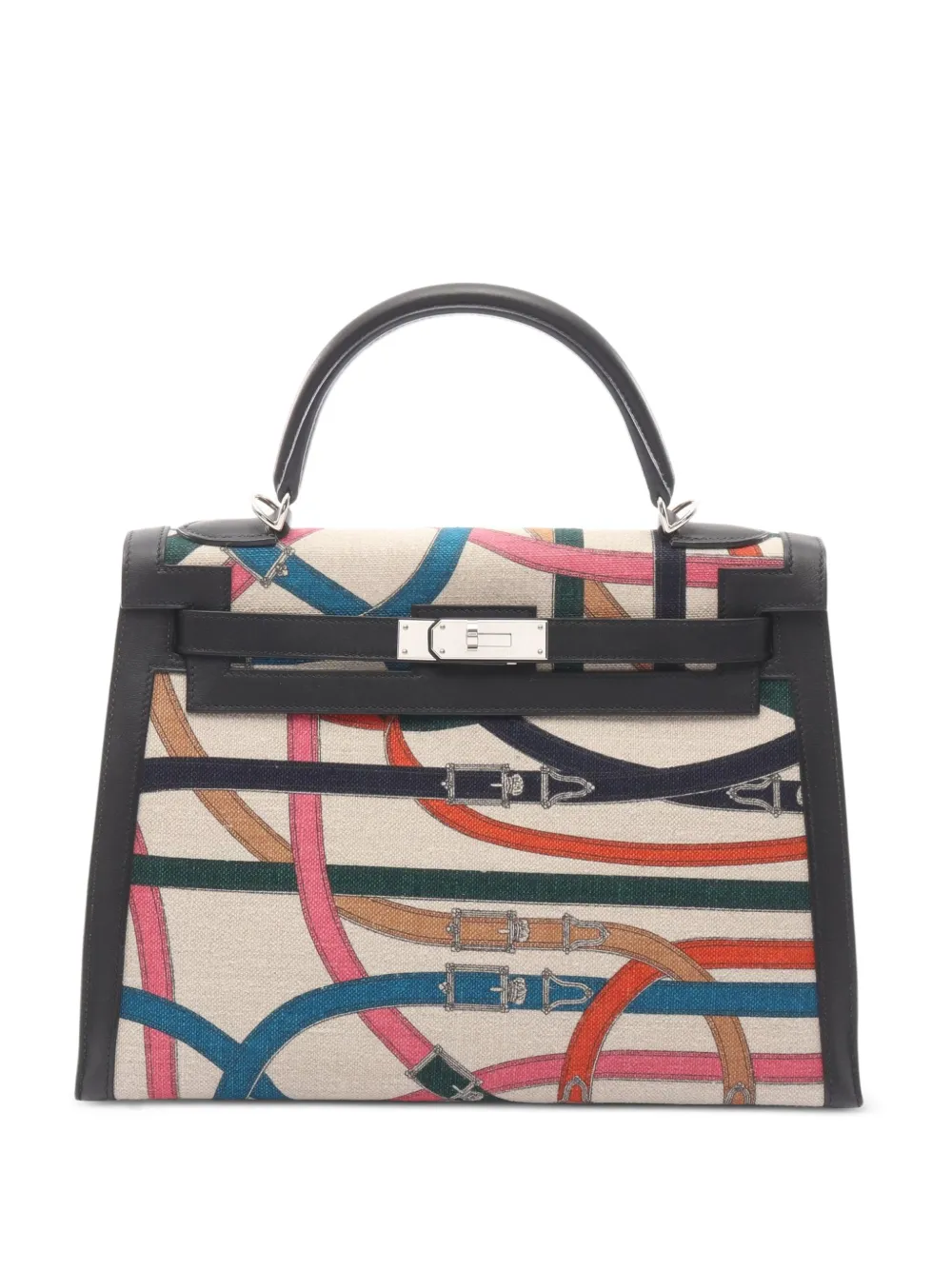 Hermès Pre-Owned 2018 32 Kelly Cavalcadour tote bag - Neutrals