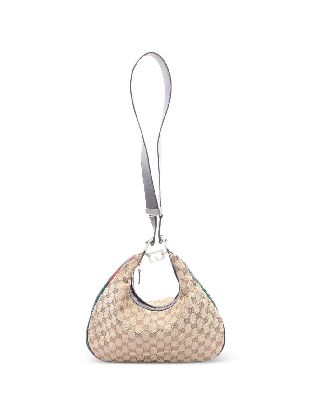 Gucci Pre-Owned 2000s Sherry Line GG canvas shoulder bag - Toni neutri