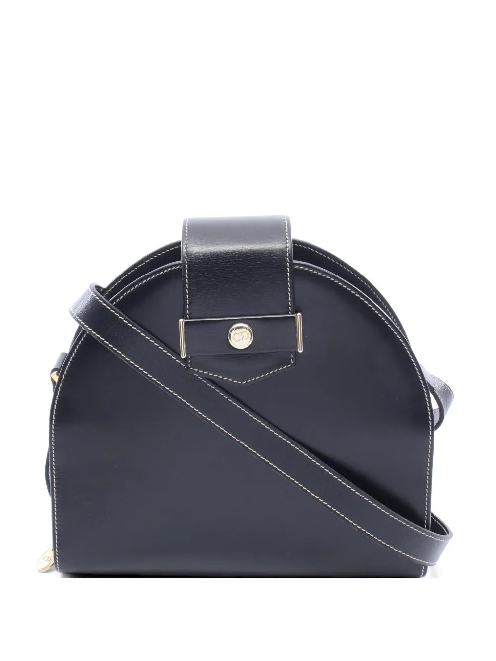 Christian Dior Pre-Owned 2000s CD-logo cross body bag - Black