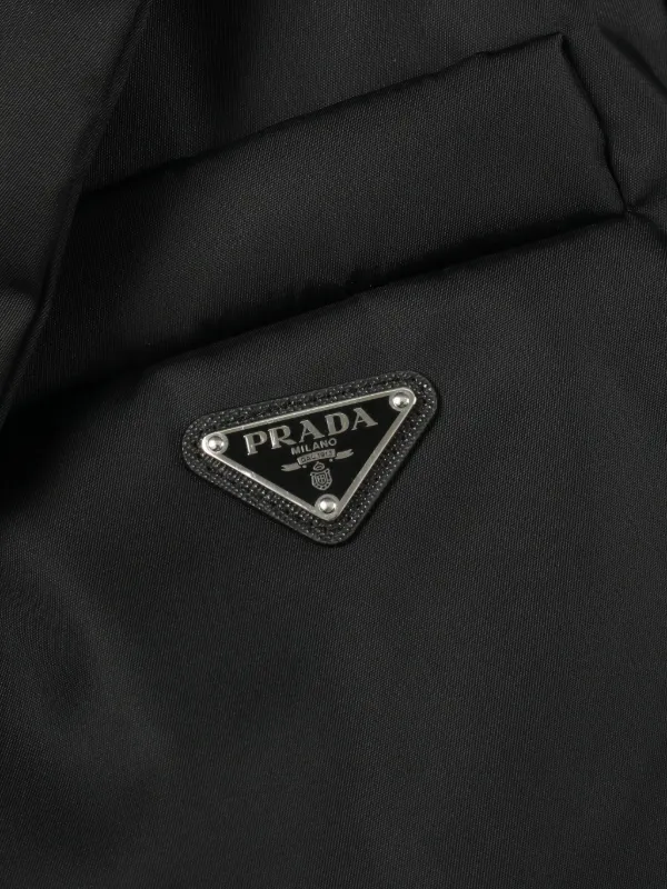 Prada Pre-Owned 2000s リナイロン ダウンジャケット | ブラック