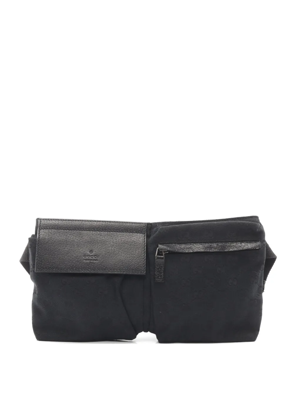 Gucci Pre-Owned 2000s GG canvas belt bag - Black