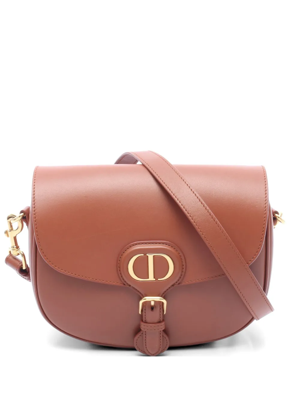 Christian Dior Pre-Owned 2010s Bobby leather crossbody bag - Marrone