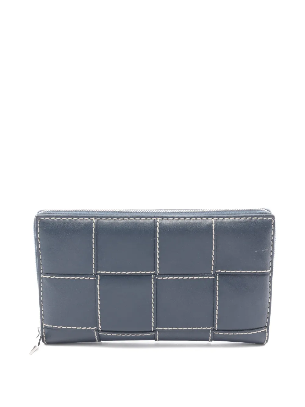 Bottega Veneta Pre-Owned 2000s Cassette Intrecciato wallet - Blau