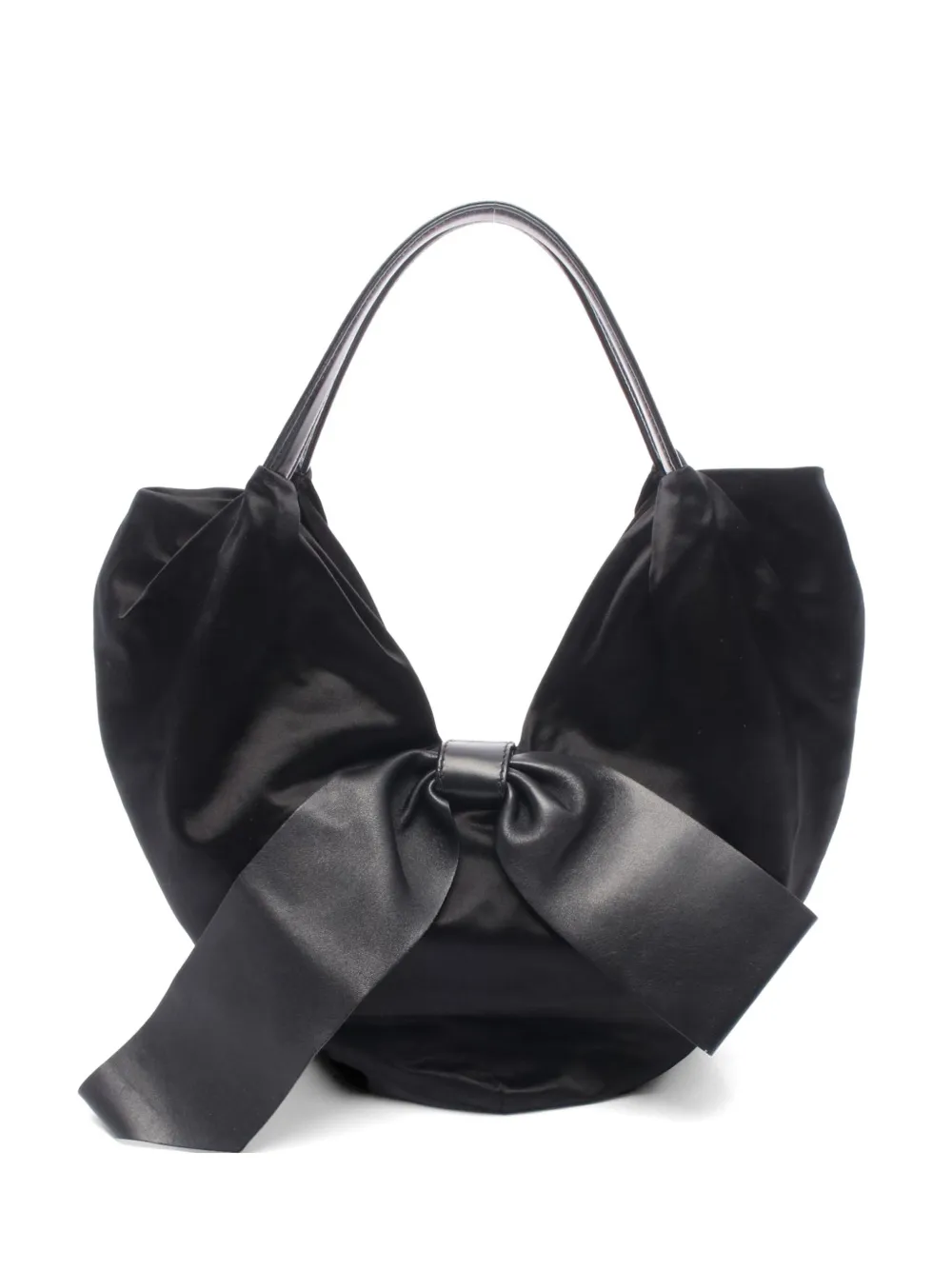 Valentino Garavani Pre-Owned 2010s bow-detail shoulder bag - Schwarz