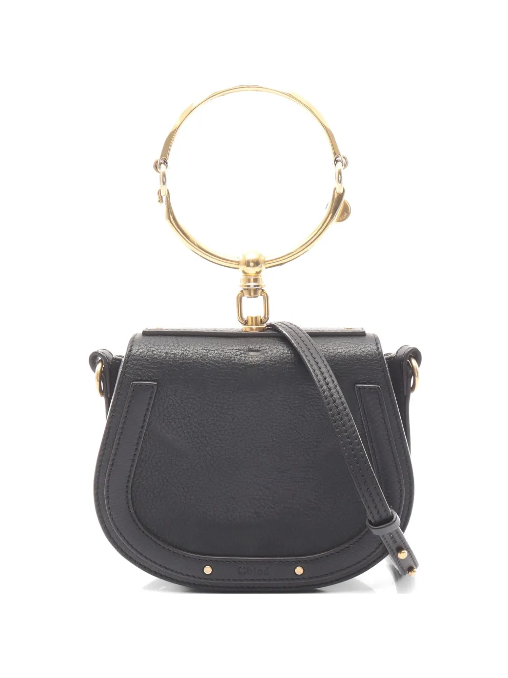 Chloé Pre-Owned 2010s small Nile bracelet two-way handbag - Nero