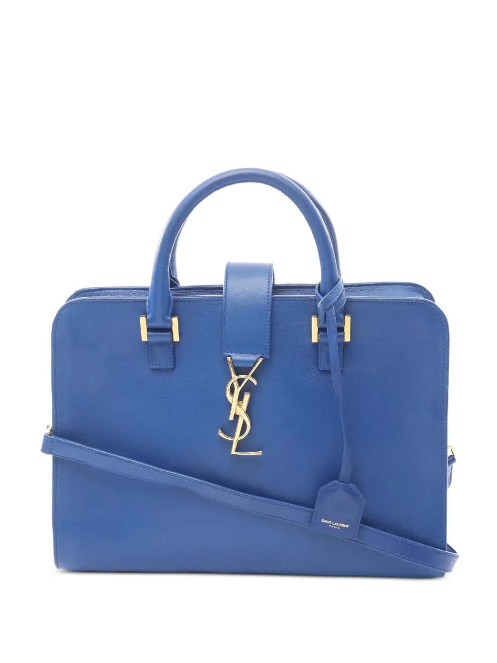 Saint Laurent Pre-Owned 2010s Monogram Kabas handbag - Blu