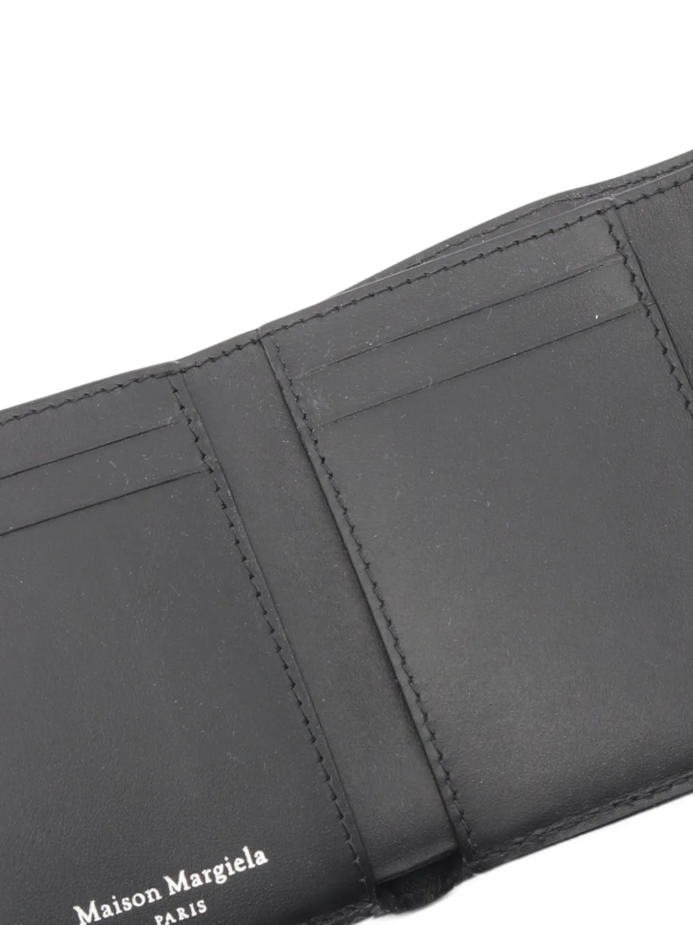  Maison Martin Margiela Pre-owned Four Stitches Trifold Wallet - Noir 