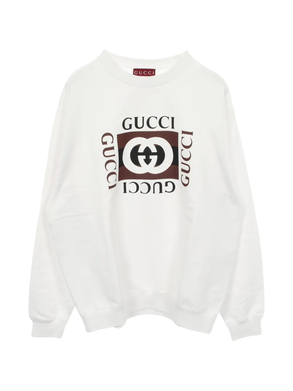 Gucci Pre-Owned Felpa GG a righe anni 2010 - Bianco