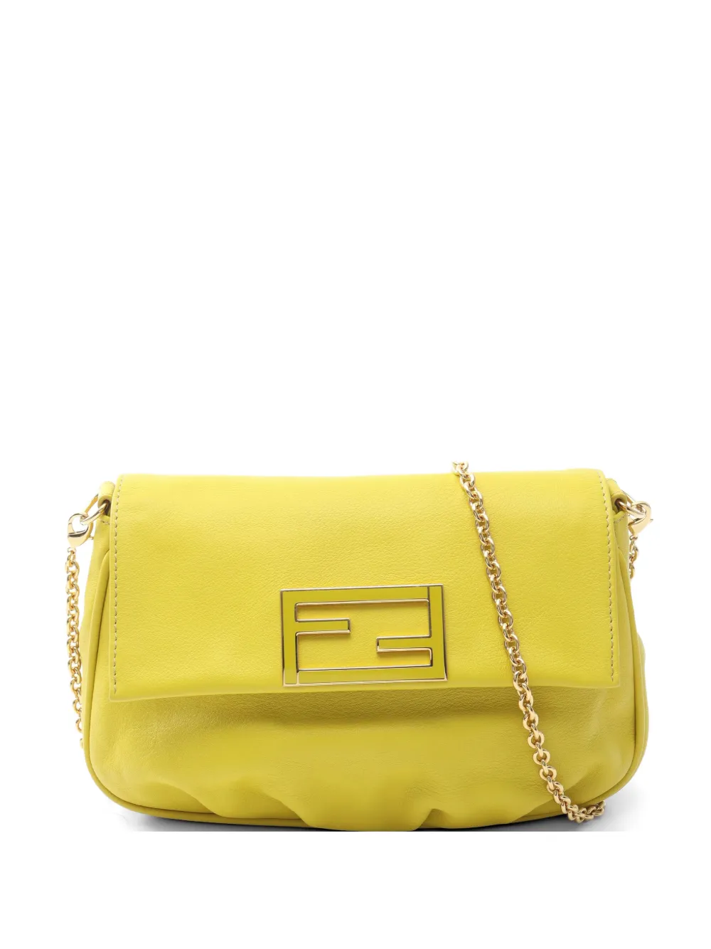 Fendi Pre-Owned 2000s Fendista Pochette cross body bag - Yellow