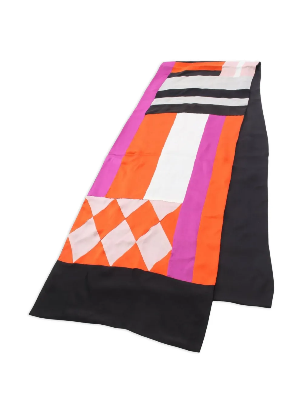 Hermès Pre-Owned 2000s geometric-print scarf - Nero