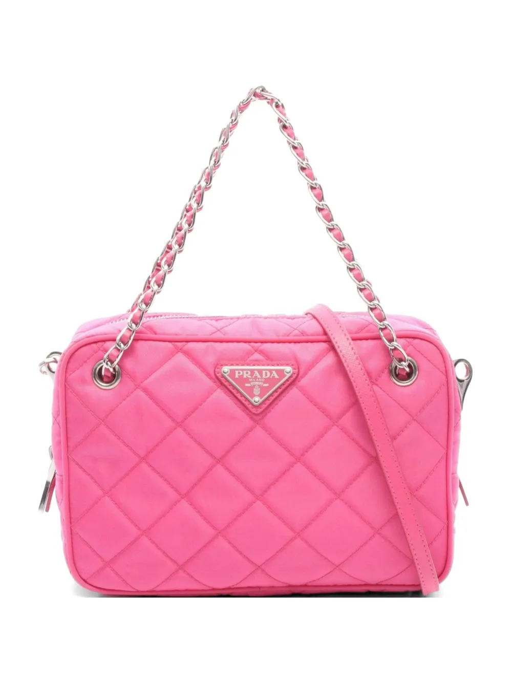 Prada Pre-Owned 2010s quilted chain handbag - Rosa