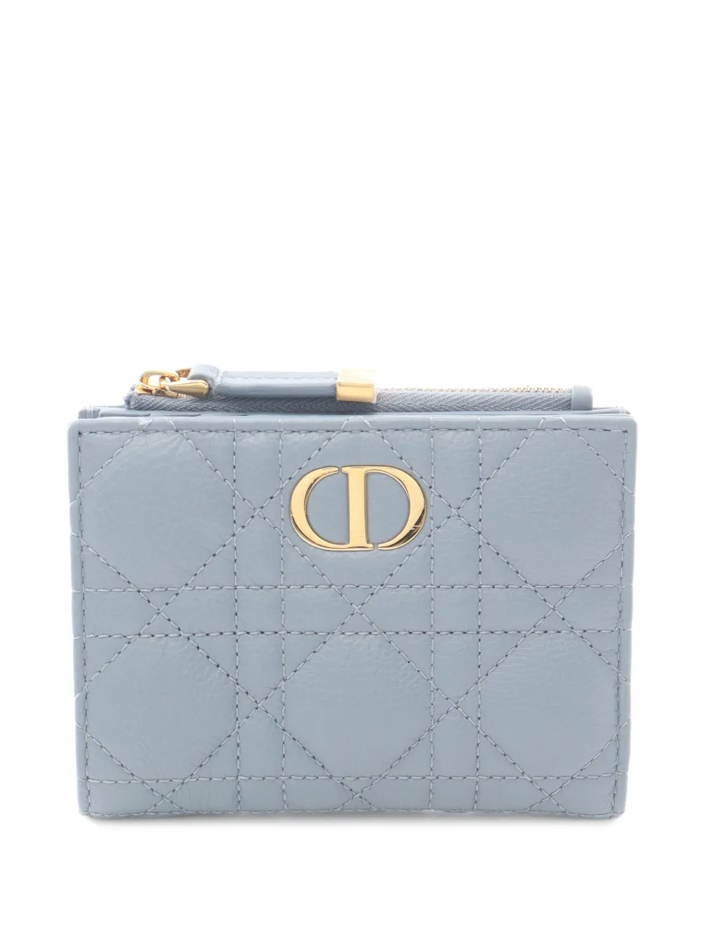 Christian Dior Pre-Owned 2010s Caro Dahila Canage bi-fold wallet - Blue