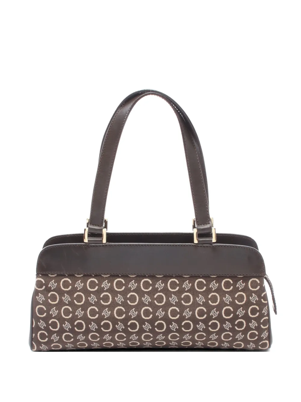 Celine Pre-Owned 2000s C Macadam shoulder bag - Brown