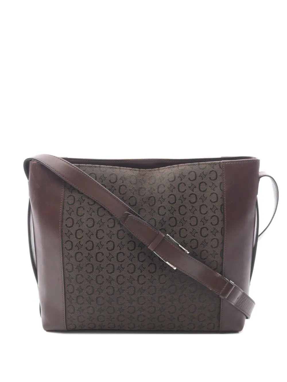 Celine Pre-Owned 2000s C Macadam shoulder bag - Marrone