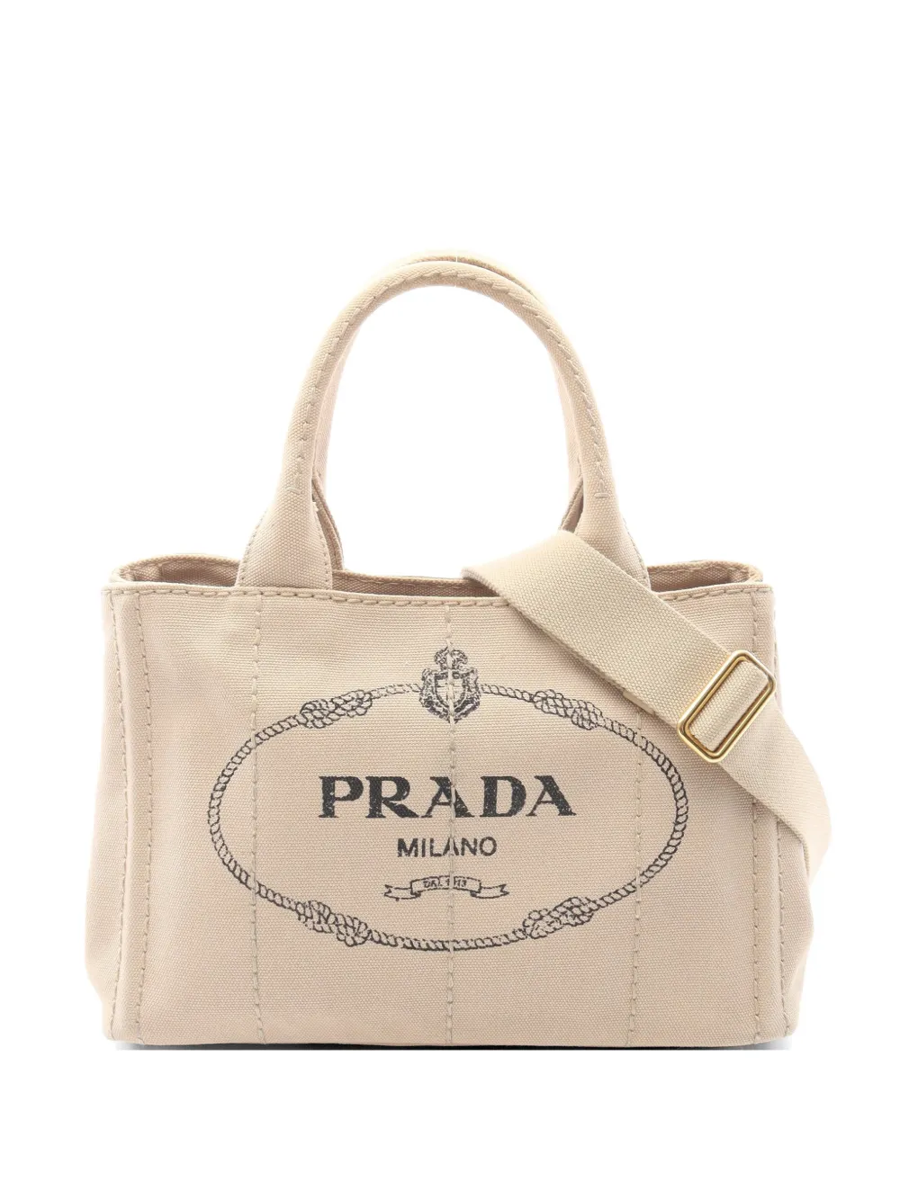 Prada Pre-Owned 2000s Canapa canvas tote bag - Toni neutri