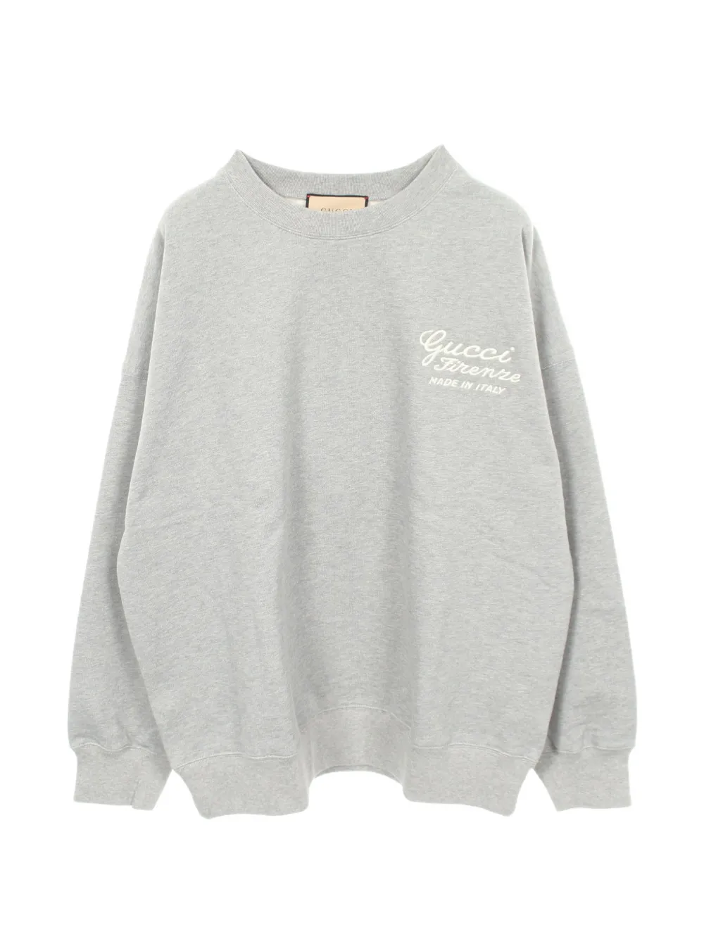 Gucci Pre-Owned 2010s logo-embroidered sweatshirt - Grigio