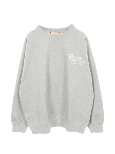 Gucci Pre-Owned 2010s logo-embroidered sweatshirt