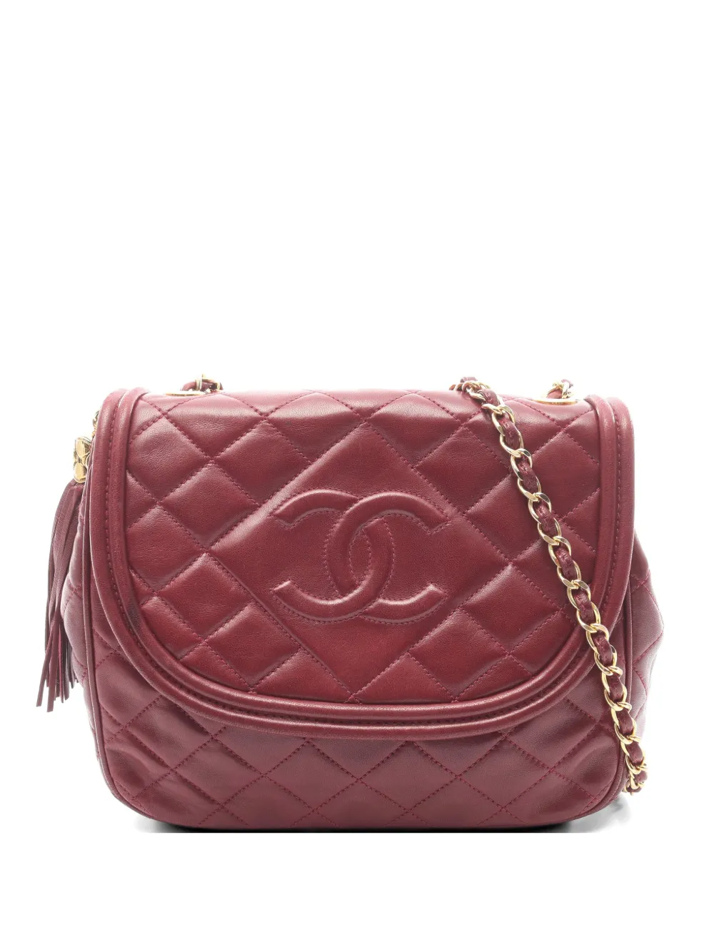 CHANEL Pre-Owned 1989-1991 Caviar CC shoulder bag - Rot