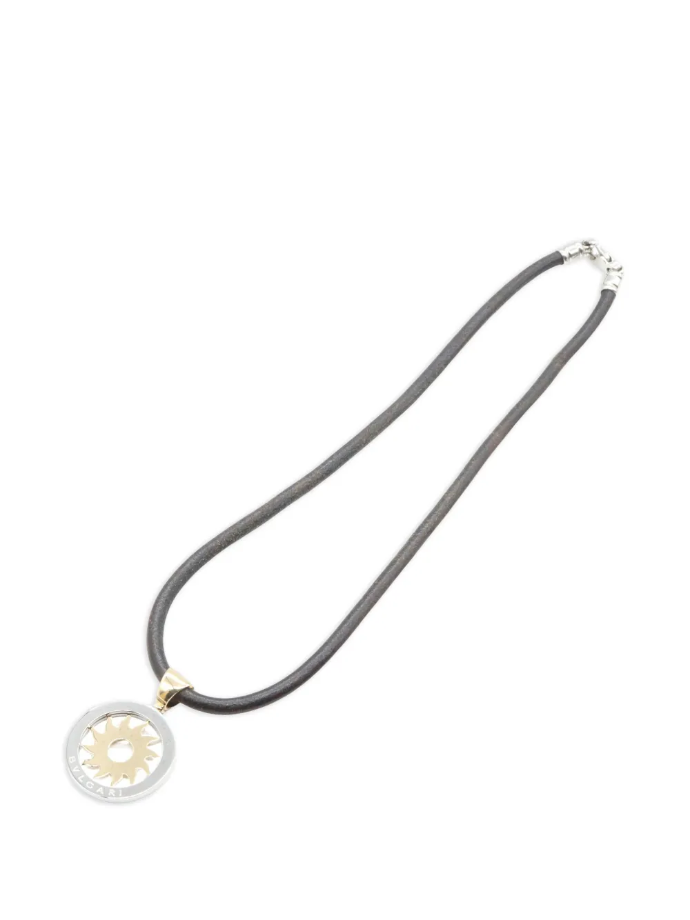 Bvlgari Pre-Owned Tondo Sun necklace - Argento