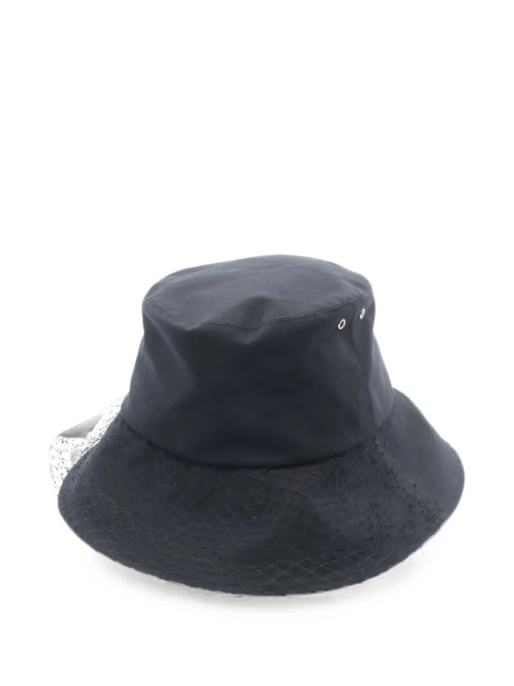 Christian Dior Pre-Owned Cappello bucket Teddy-D in tulle anni 2010 - Nero