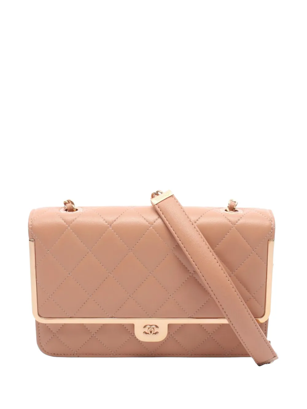 CHANEL Pre-Owned 2021s matelass shoulder bag - Neutrals