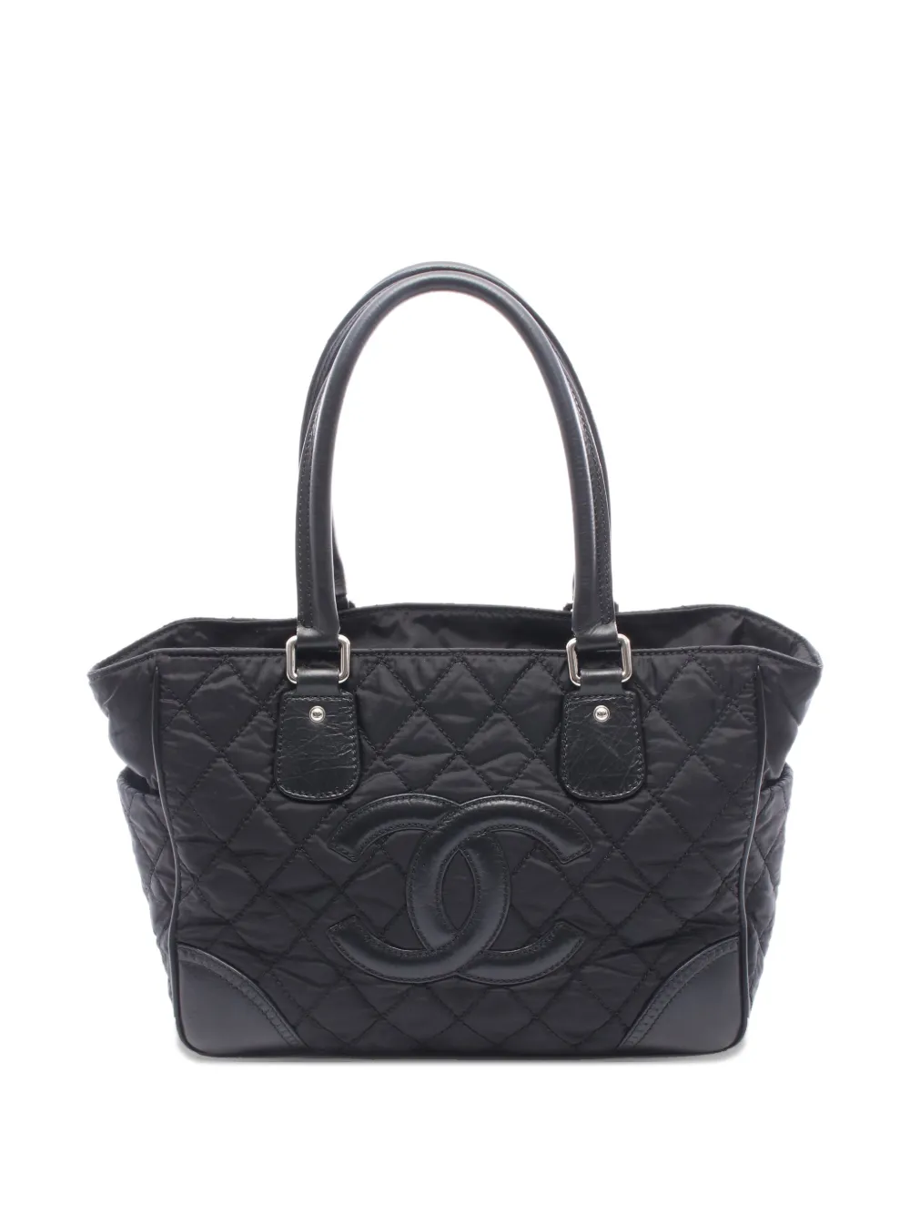 CHANEL Pre-Owned 2006-2008 Paris New York quilted tote bag - Nero