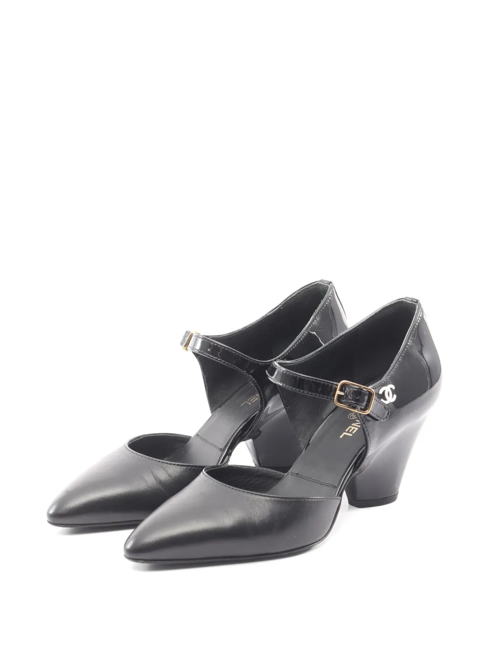 CHANEL Pre-Owned 1986-1988 Coco Mark pumps - Black
