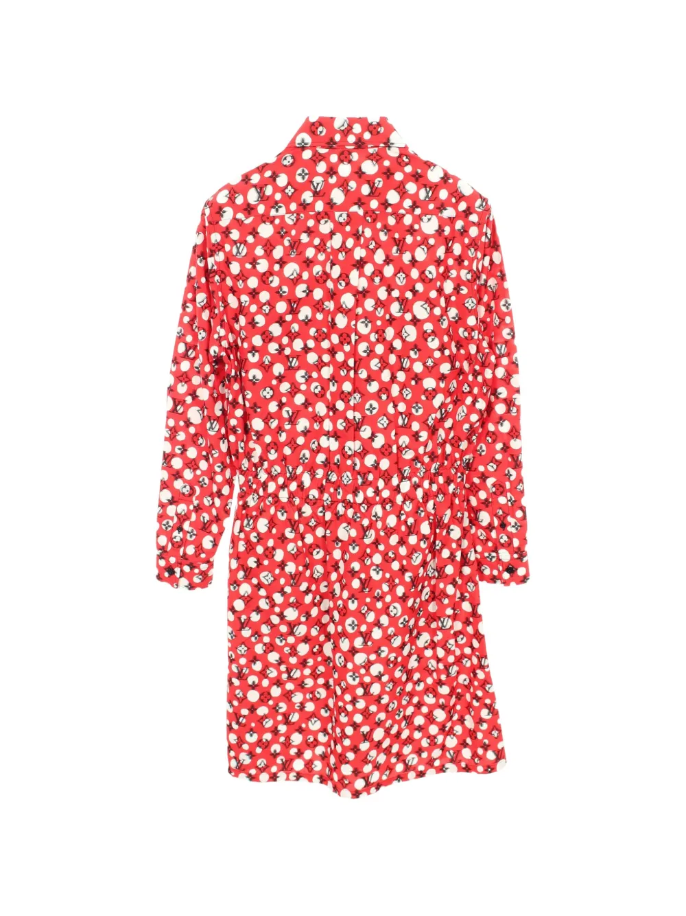  Louis Vuitton Pre-owned Vestido Camisero Infinity Dots Monogram De Louis Vuitton X Yayoi Kusama 2010 - Rojo 