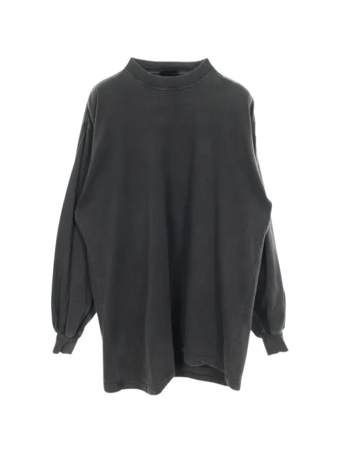 Balenciaga Pre-Owned 2010s logo-print long-sleeve cotton T-shirt