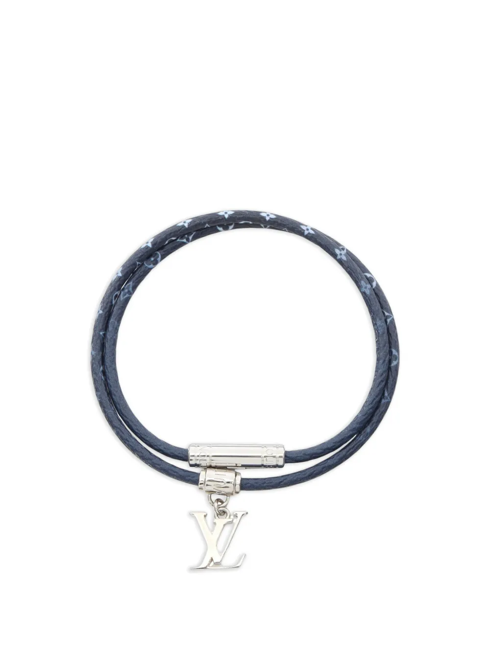 Louis Vuitton Pre-Owned 2024 Gradient LV charm bracelet - Blu
