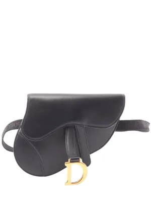 Christian Dior Pre-Owned 2003 サドル ベルトバッグ | ブラック