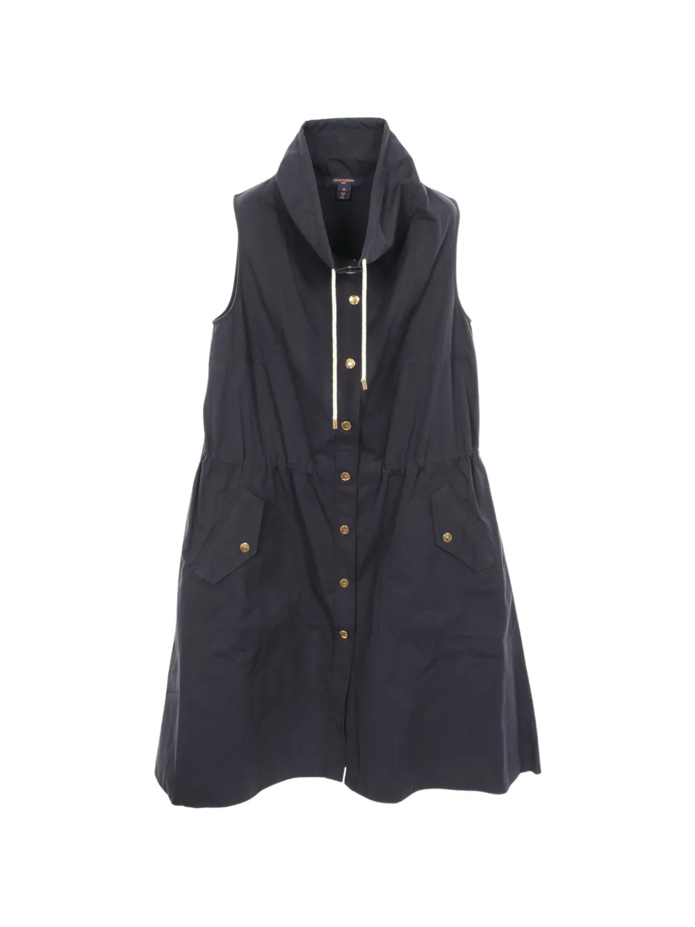 Louis Vuitton Pre-Owned 2000s high-neck sleeveless mini dress - Blu