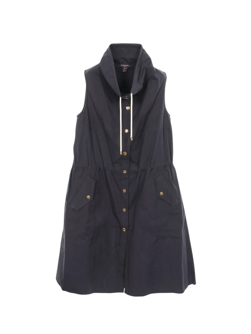 Louis Vuitton Pre-Owned 2000s high-neck sleeveless mini dress - Blau