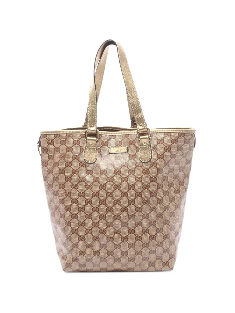 Gucci Pre-Owned 2000s GG-pattern tote bag - Toni neutri
