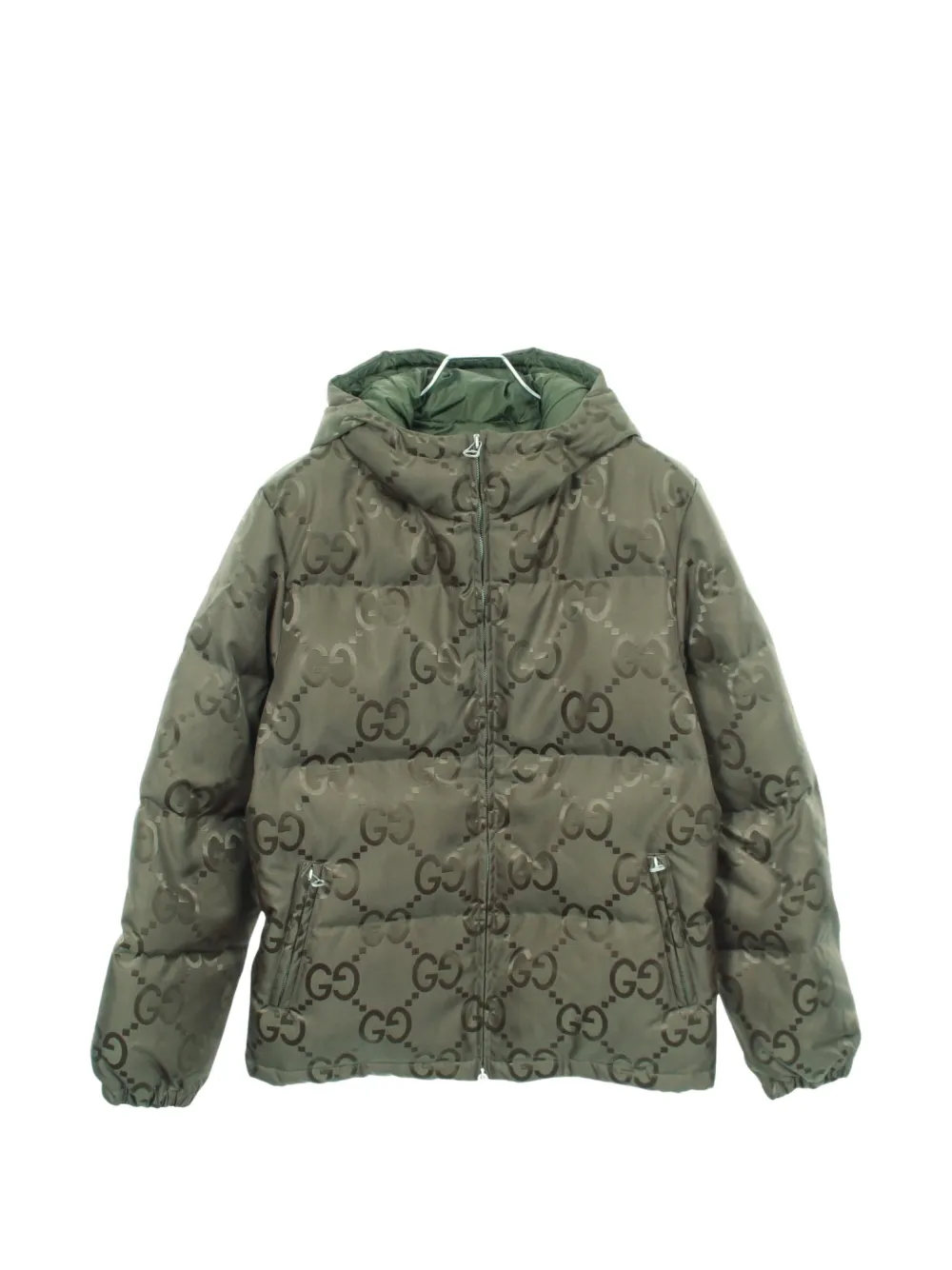 Gucci Pre-Owned 2010s Jumbo GG down jacket - Grün