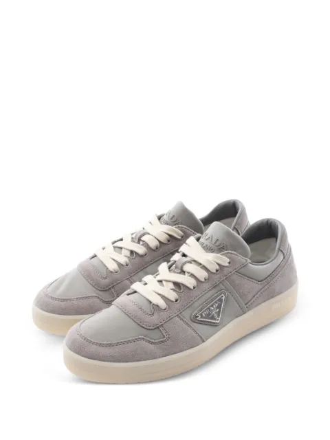 Prada Pre-Owned 2020s triangle logo downtown sneakers