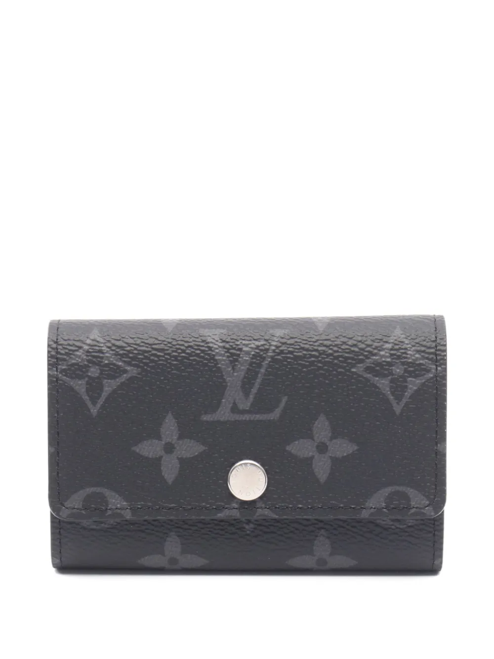 Louis Vuitton Pre-Owned 2010s Monogram Eclipse Multicle 6 key case - Nero