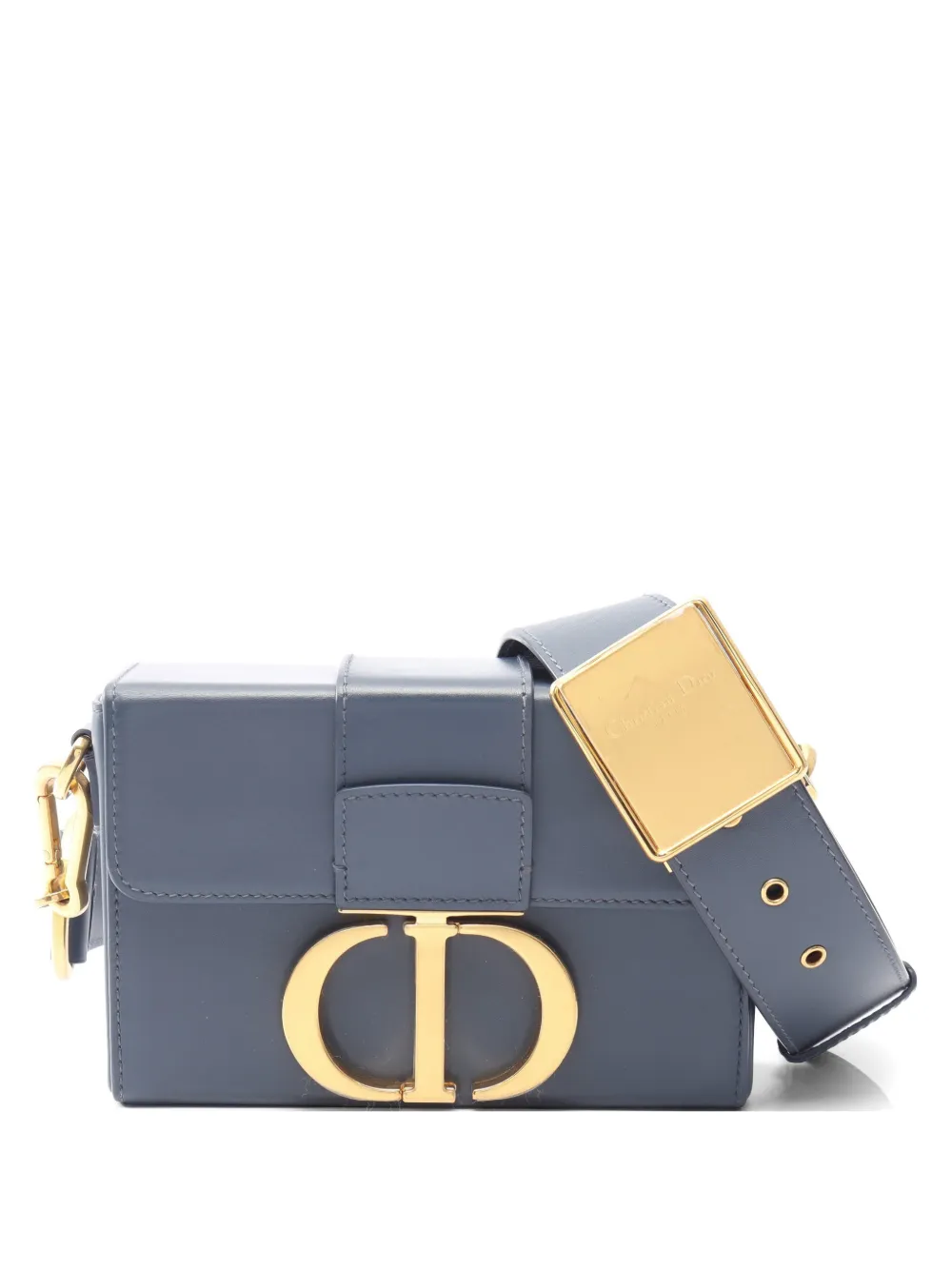 Christian Dior Pre-Owned 2010s 30 Montaigne box mini bag - Blu