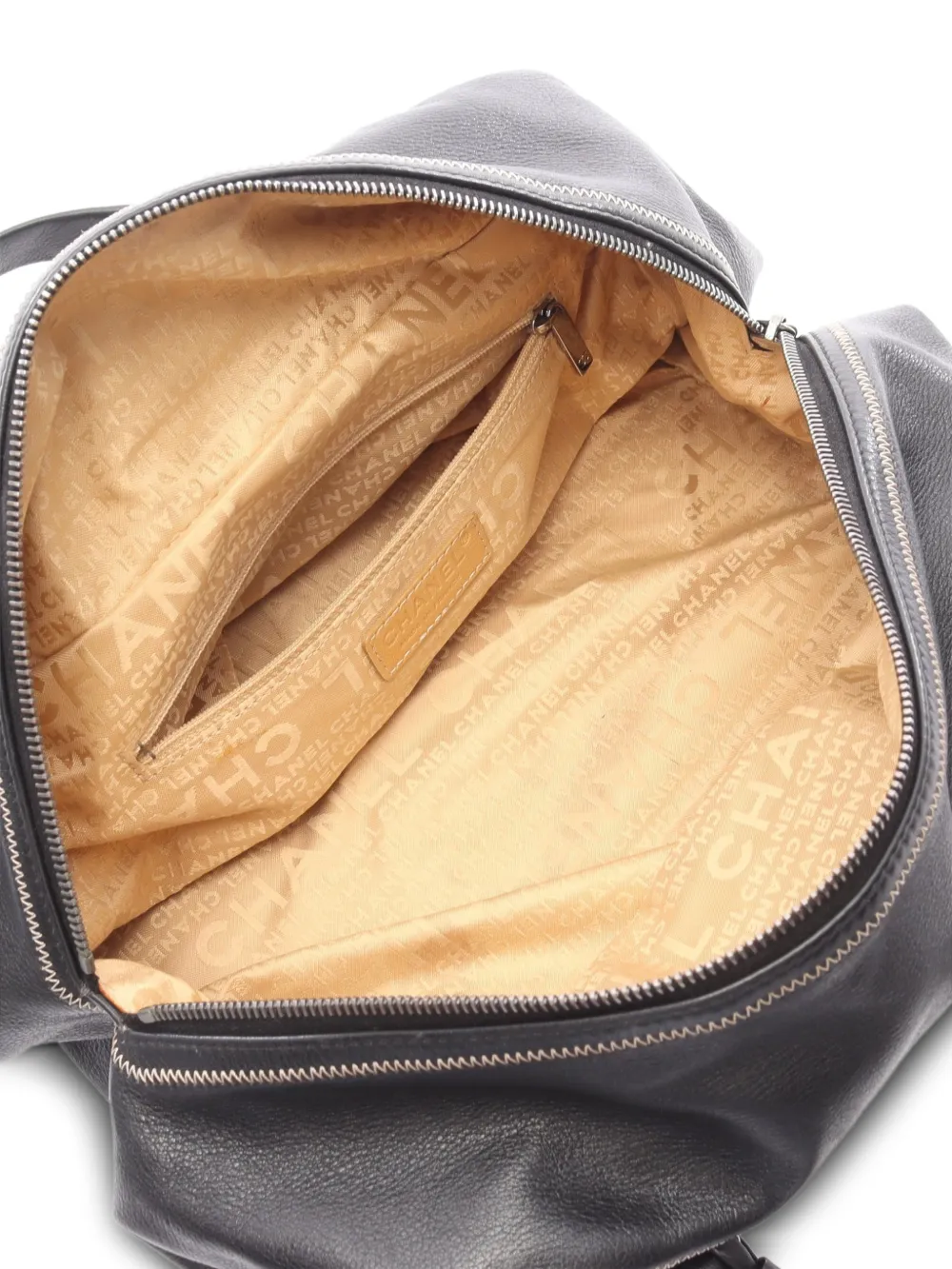 CHANEL Pre-Owned 2003-2004 mini-shopper met Coco-logo Zwart